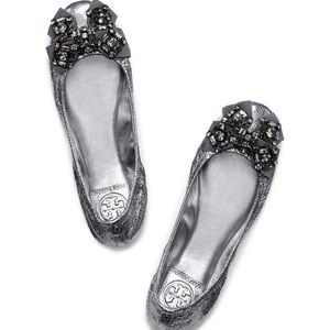 Tory Burch The Azalea Ballet Flats Sliver 5